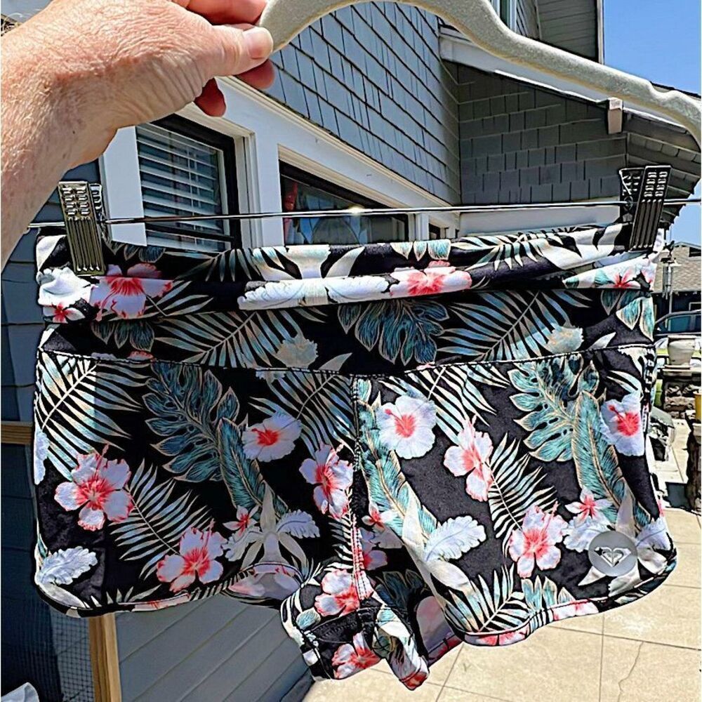 Roxy Endless Summer Floral Swim Shorts Size XS